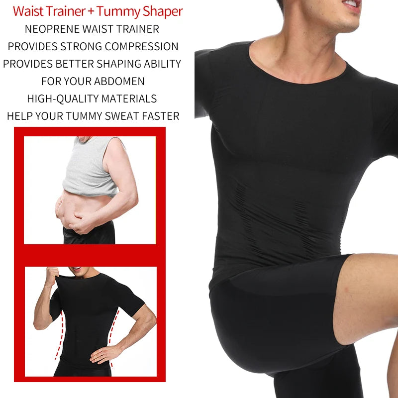 Kişilər üçün Arıqladıcı Bədən Formalaşdırıcı – Qarın Yığan Shapewear, Bədən Formalaşdırıcı Alt Paltarı, Bel Korseti, Duruş Düzəldici Jilet və Bel Məşq Kəməri.