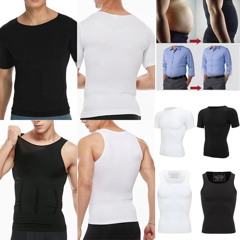 Kişilər üçün Arıqladıcı Bədən Formalaşdırıcı – Qarın Yığan Shapewear, Bədən Formalaşdırıcı Alt Paltarı, Bel Korseti, Duruş Düzəldici Jilet və Bel Məşq Kəməri.