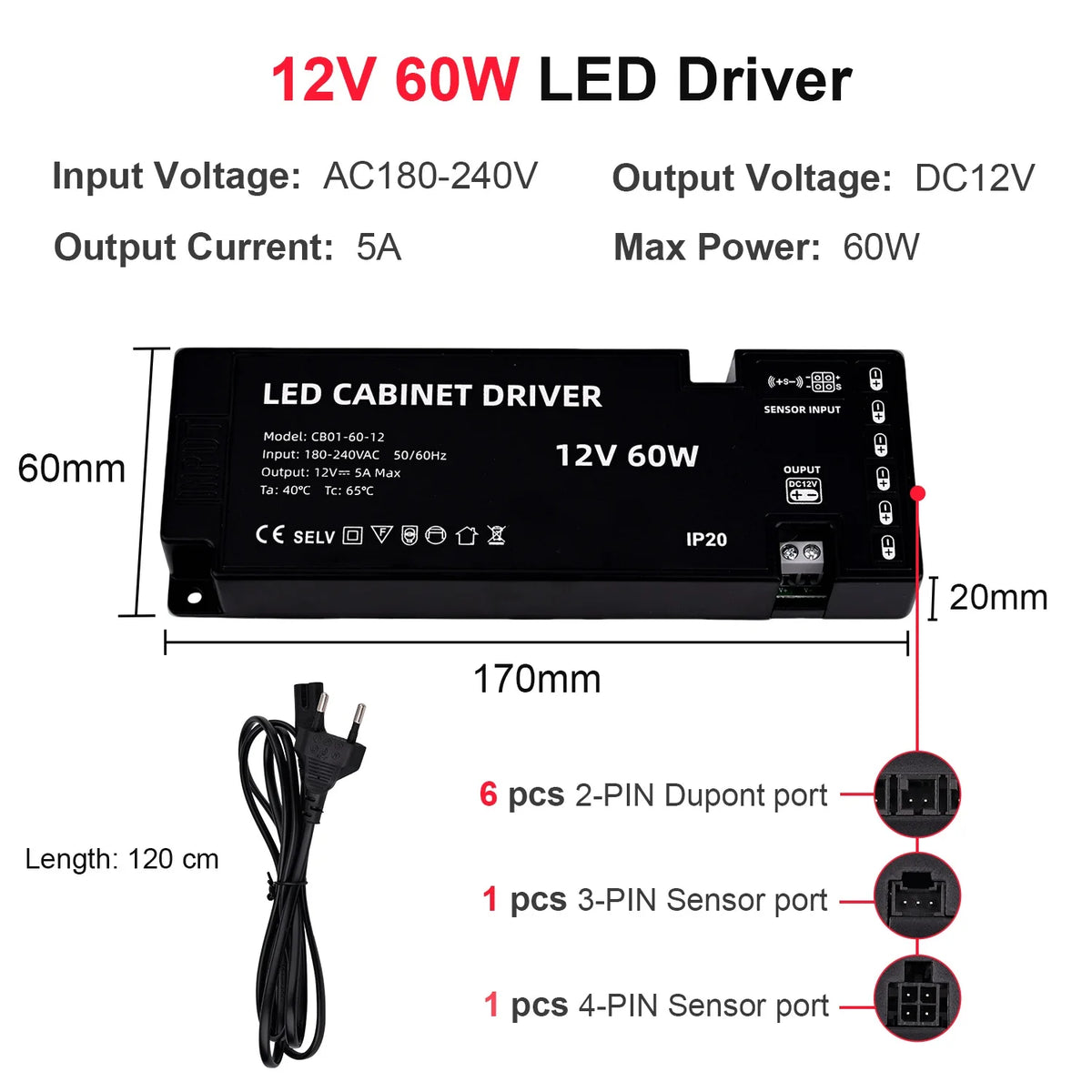 Mətbəx Dolabı Altı COB LED Lent İşıq – Vitrin, Şkaf, Kitab Rəfi və Qarderob üçün Lampa, Taxtadan Keçən İşıq, İşıqlığı Tənzimlənən, Toxunma Sensorlu LED Lent.