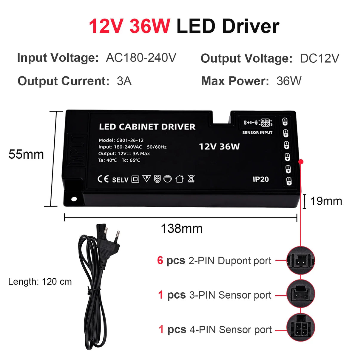Mətbəx Dolabı Altı COB LED Lent İşıq – Vitrin, Şkaf, Kitab Rəfi və Qarderob üçün Lampa, Taxtadan Keçən İşıq, İşıqlığı Tənzimlənən, Toxunma Sensorlu LED Lent.