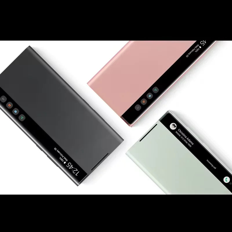 Samsung üçün Güzgülü Smart View Flip Qab – Galaxy Note 20 Ultra və Note 20 5G üçün.
