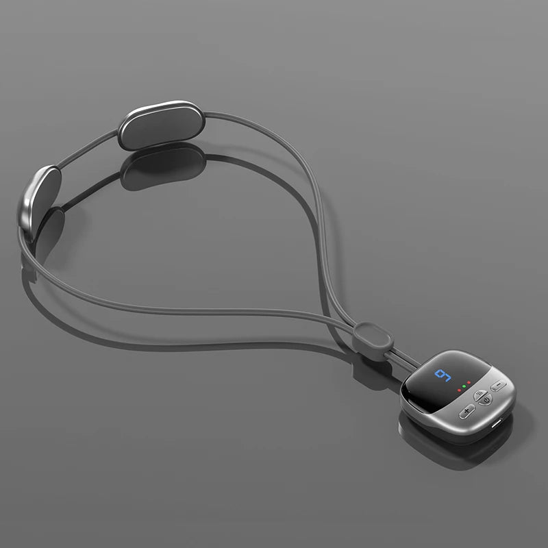 2025 Mini Portativ Boyundan Asılan Masaj Cihazı – İsitmə Funksiyalı Elektrikli EMS/TENS Nəbzli Masaj Cihazı, İsti Kompres, Ağıllı Boyun Onurğası və Çiyin Masaj Cihazı.