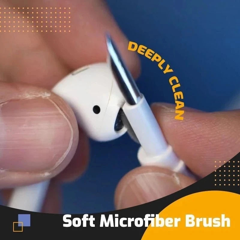 AirPods Pro 1/2/3 üçün Təmizləmə Dəsti – Qulaqcıqlar üçün Təmizləyici Qələm və Fırça, Bluetooth Qulaqlıqlar, Qulaqcıq Qutusu, Klaviatura və Telefon Təmizləmə Alətləri.